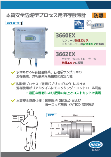 3660ex_3662ex防爆タイプ溶存酸素計カタログ