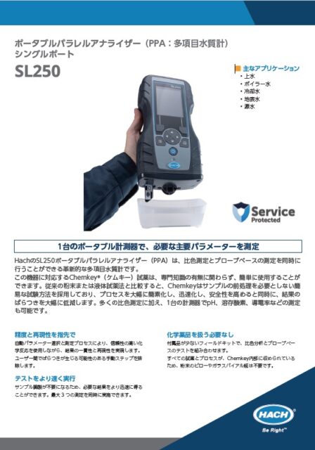 多項目水質計_SL250_カタログ